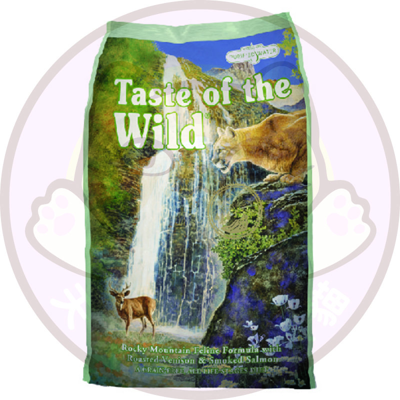 Taste of the Wild®無穀物 2KG 烤鹿肉+煙燻三文魚配方【綠色】 貓乾糧 (Expiry Date:DD/MM/YYYY )