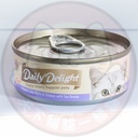 Daily Delight Pure DD44 Skipjack Tuna White & Chicken with Sea Bream 80g 低鎂配方白鰹吞拿魚+雞肉+海鯛魚 DD44