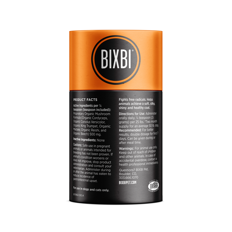 BIXBI 有機菇菌素系列 － 皮毛補給配方 「SKIN & COAT」 60g