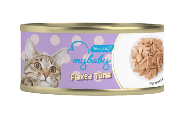 My Baby 濕貓糧 (新裝A15) 吞拿魚塊 紫標 Flaked Tuna 85g