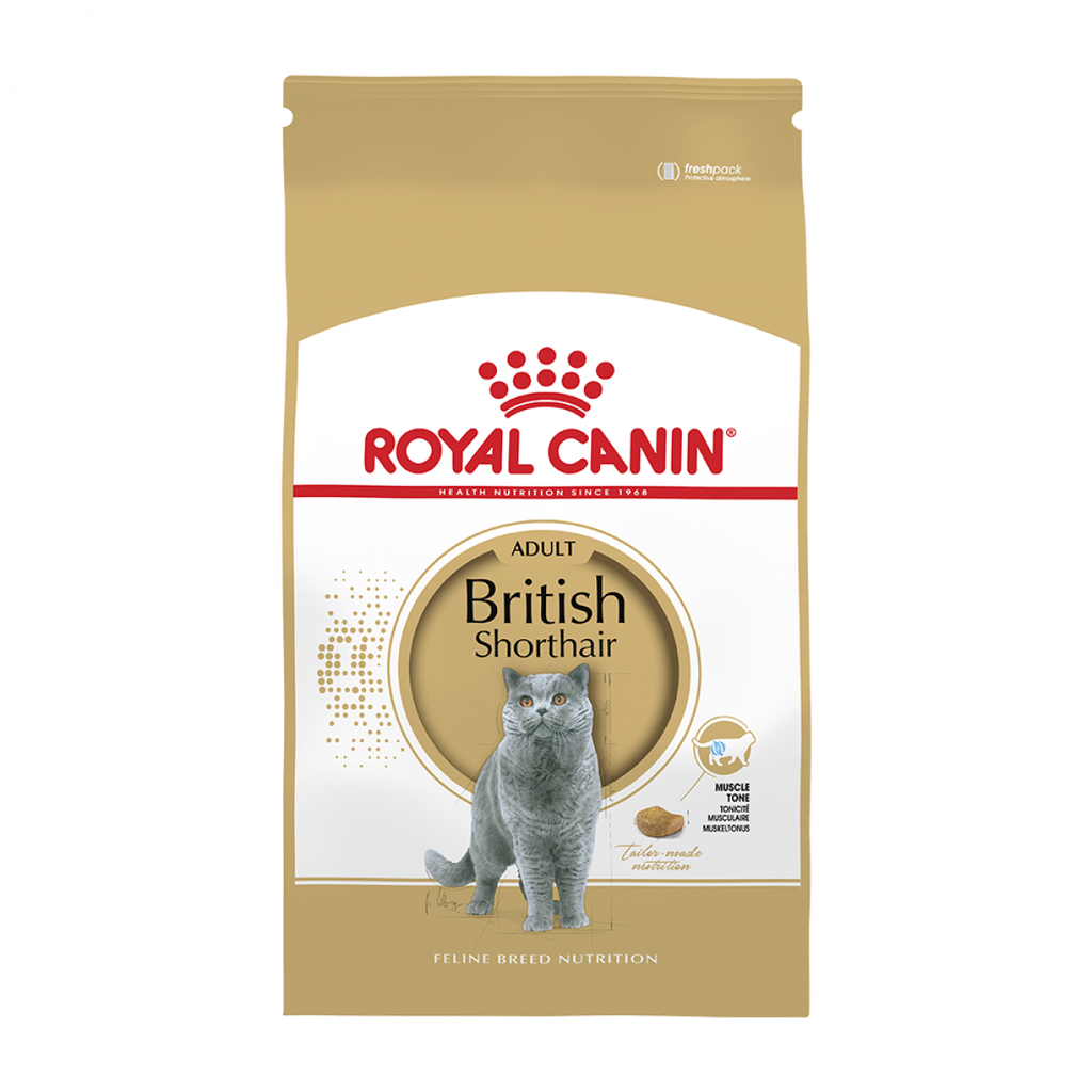 Royal Canin CAT - Feline Breed Nutrition(FBN)  British Shorthair Adult 純種系列 英國短毛成貓專屬配方 04kg (2557040010)(原裝行貨)