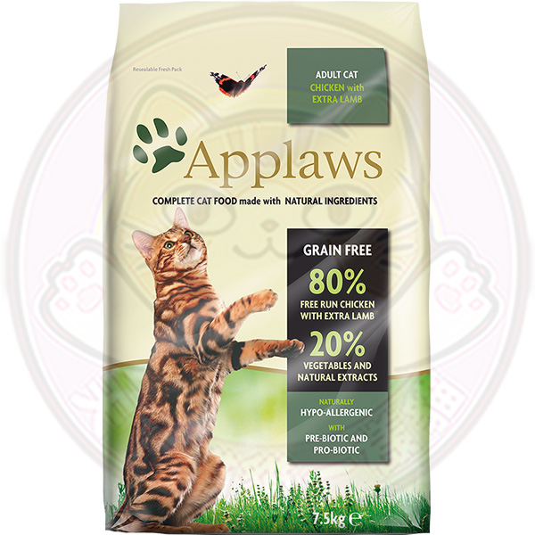 Applaws 乾糧 [ Adult Cat Chicken with Extra Lamb 7.5kg ] 雞肉羊肉味乾糧 (Adult Cat 成貓配方)