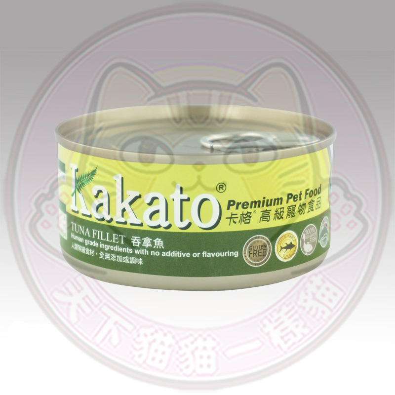 Kakato 卡格 (713) 高級寵物罐頭 吞拿魚 70g