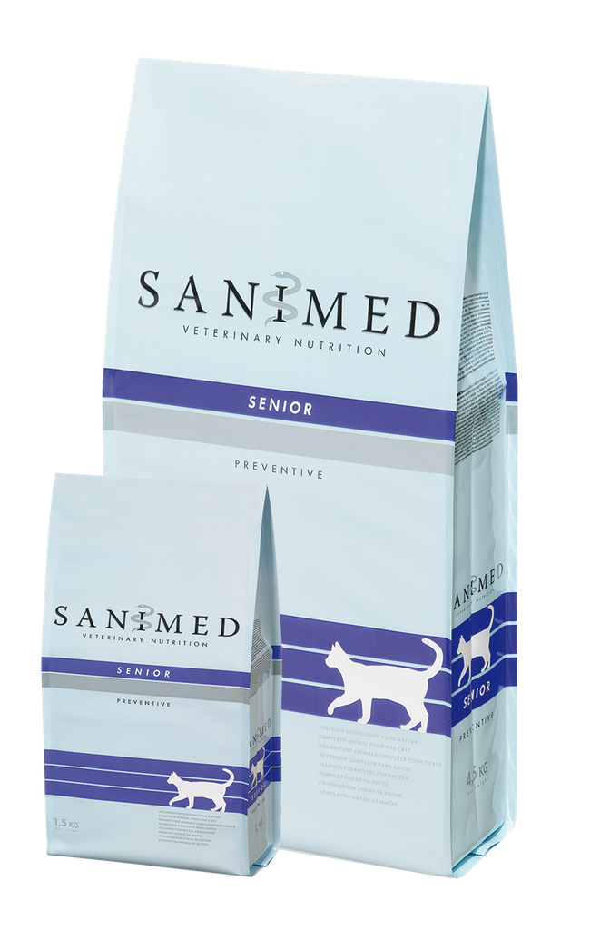 Sanimed Preventivre Cat {Senior 老貓} 雞+魚保健配方 1.5KG [訂貨需時5-7天]