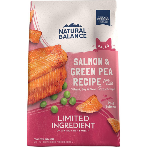 Natural Balance 雪山牌 L.I.D. Grain Free Green Pea Salmon 4lb 低敏青豆三文魚肉成貓糧 4磅 (NB細粉紅)