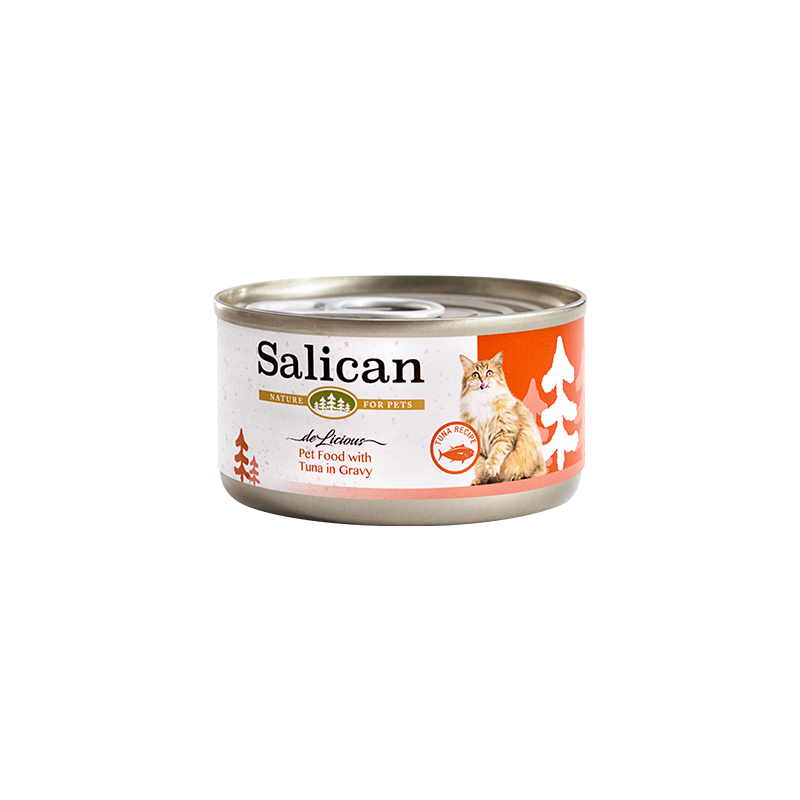 Salican 主食罐 (肉汁系列) 吞拿魚貓罐頭 Tuna in Gravy 85g (820972)