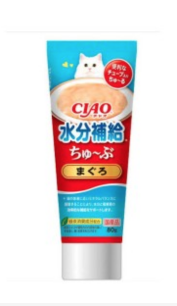 CIAO 支裝 (水份補給泥膏) CS158 貓貓 吞拿魚味醬 (日本製)