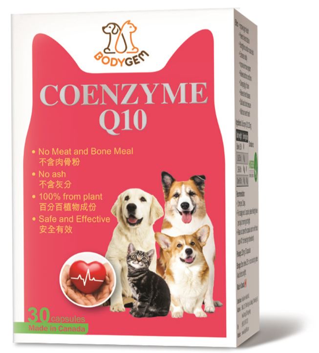 BodyGem Pet Coenzyme Q10 寵物活力輔酶Q10 30粒 (加拿大製造)