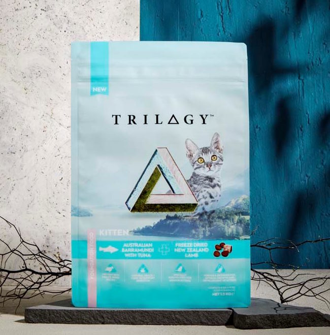 Trilogy™奇境 1.2kg Kitten Australian Barramundi with Tuna + Freeze Dried New Zealand Lamb 澳洲尖吻鱸及吞拿魚＋5%紐西蘭羊肺凍乾 無穀幼貓糧 (發育成長配方-Kitten) 1.2KG