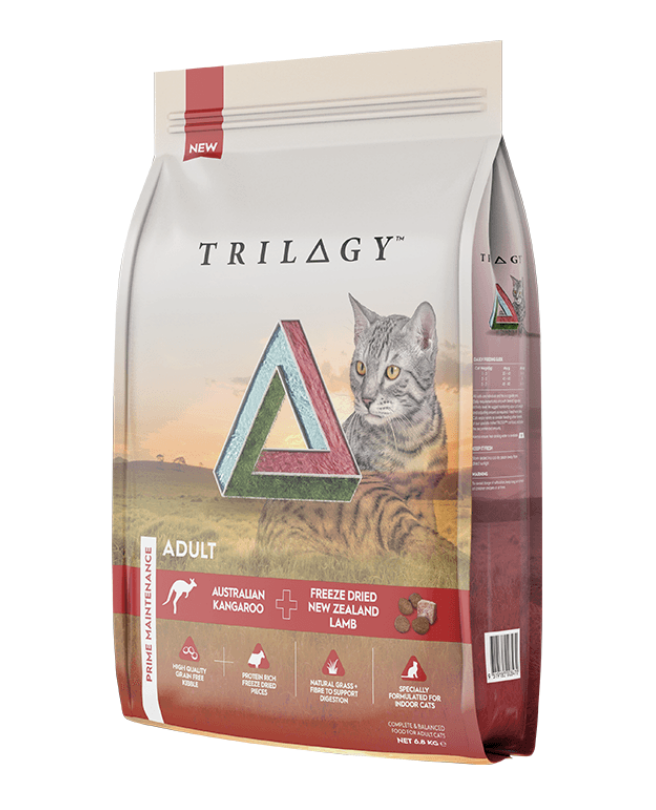 Trilogy™奇境 5kg Adult Australian Kangaroo + Freeze Dried New Zealand Lamb 澳洲野生袋鼠＋5%紐西蘭羊肺凍乾 無穀全貓糧 (健美增肌配方) 5KG (TRK-002)