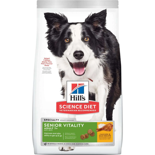 Hill's Science Diet Senior Vitality Adult 7+  (#10774) 21.5lb 皇牌系列提升活力 高齡犬