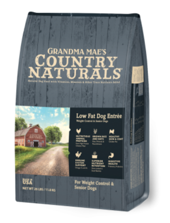 Country Naturals 狗糧 - 雞肉糙米低脂高纖配方 (減肥)  Low Fat Dog Entree 26lb(訂貨需時3-5天)