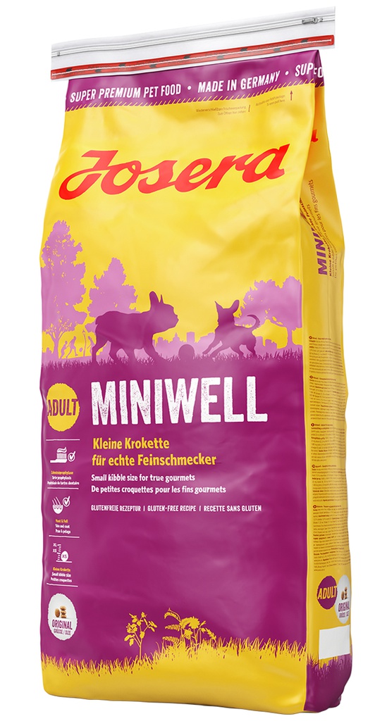 Josera 德寵 DOG Miniwell 小型成犬糧 (細粒 )狗糧 10kg (訂貨需時2-3天) (現#JD2748, 前#JD8050)