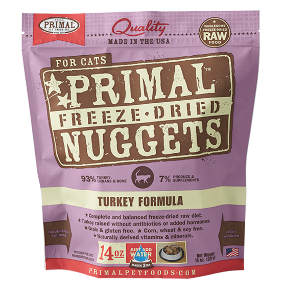 Primal 凍乾脫水貓糧 Raw Freeze-Dried [TURKEY Formula] 14oz 火雞配方 {原裝行貨}