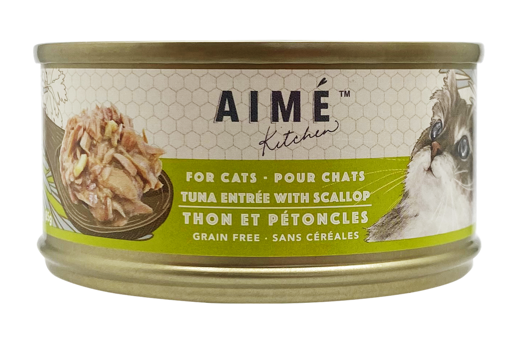 Aime Kitchen 27601 TUNA Entree With SCALLOP 85g 吞拿魚配扇貝無穀物貓罐罐