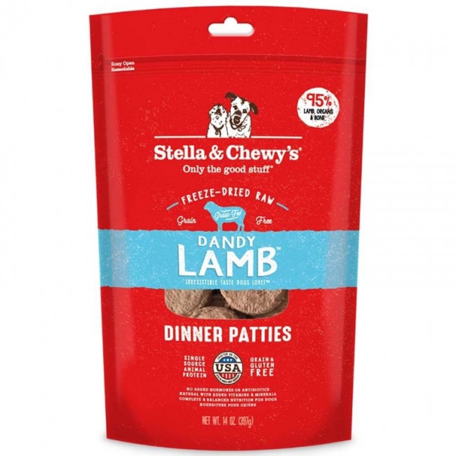 Stella & Chewy's DOG 凍乾脫水狗糧 SC010 Freeze Dried Dinner Patties for dog - 羊肉配方 05.5oz