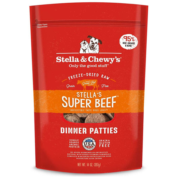 Stella & Chewy's DOG 凍乾脫水狗糧 SC002-A Freeze Dried Dinner Patties for dog - 牛肉配方 14oz