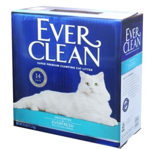 Ever Clean無味雙重活性碳低敏配方貓砂(白標) 25磅 (美國製)【Ever Clean 白】