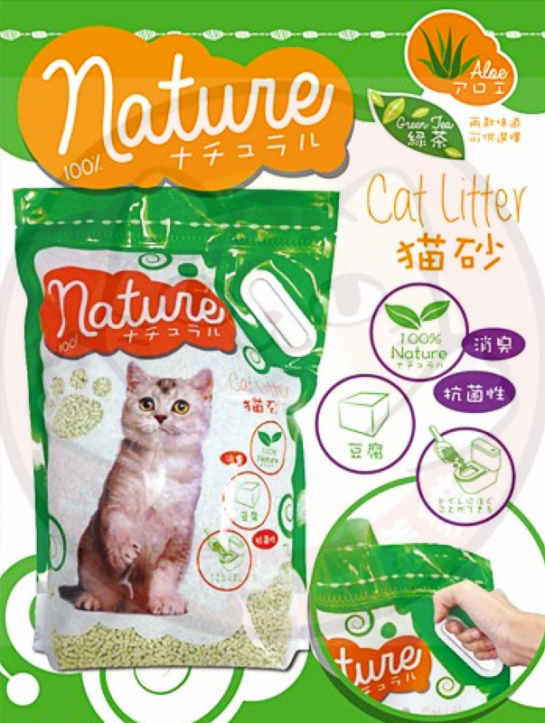 Nature 豆腐砂綠茶香味 7L 