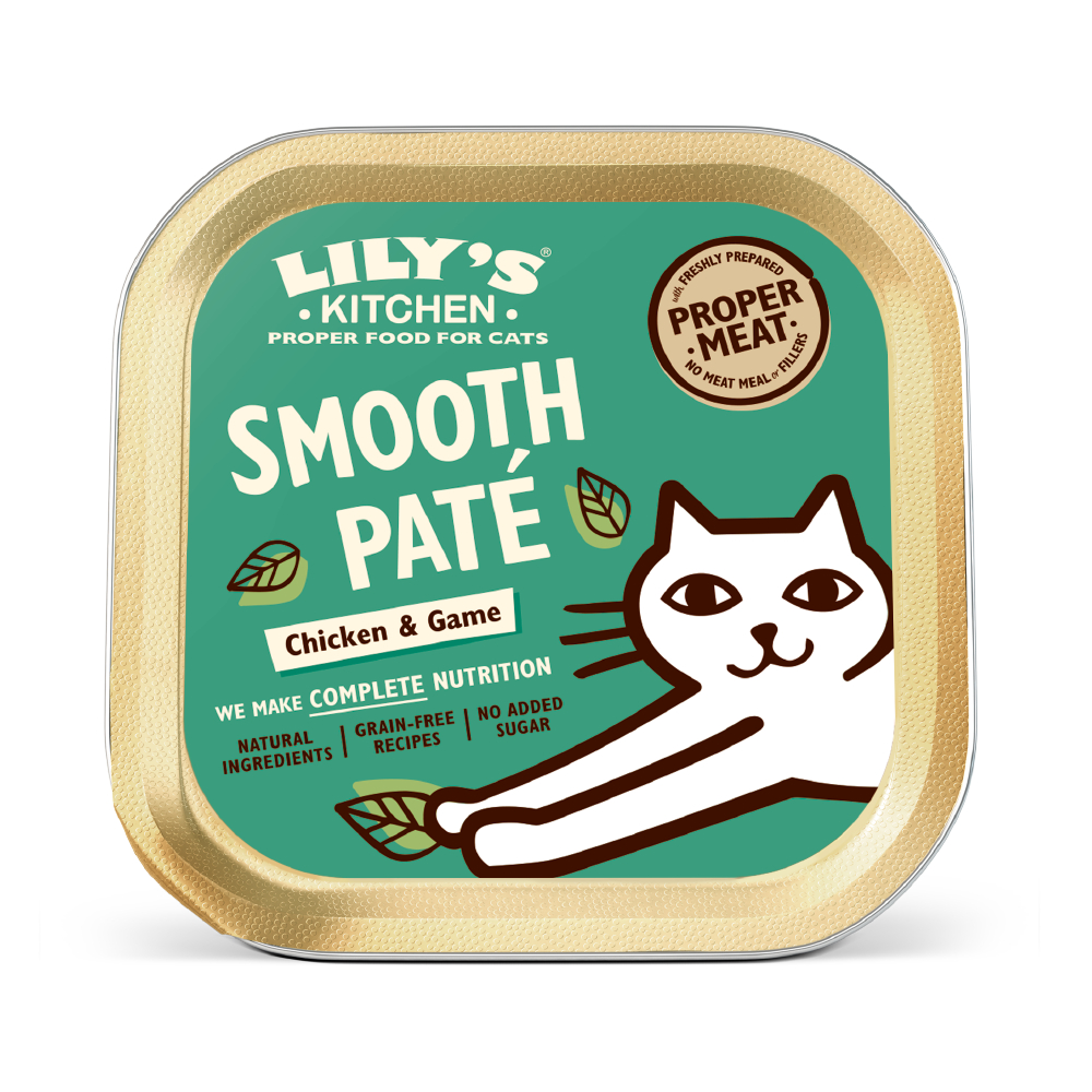 Lily's Kitchen罐 [Smooth Pate - Chicken & Game] 雞肉野味餐 85g 粉綠 {原裝行貨} 