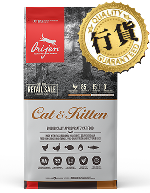 Orijen 渴望 17kg 無穀物 Cat & Kitten 雞肉貓糧 {原裝行貨} (Exp date: 8/2023)