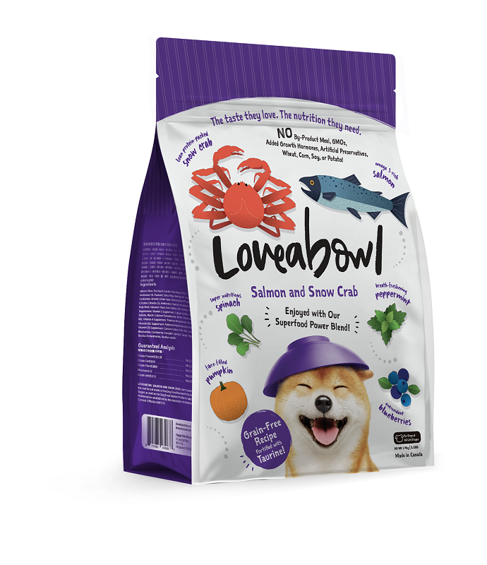 Loveabowl Dog 無穀物雪蟹三文魚海鮮 全犬種配方 4.5kg(訂貨需時5-7天)