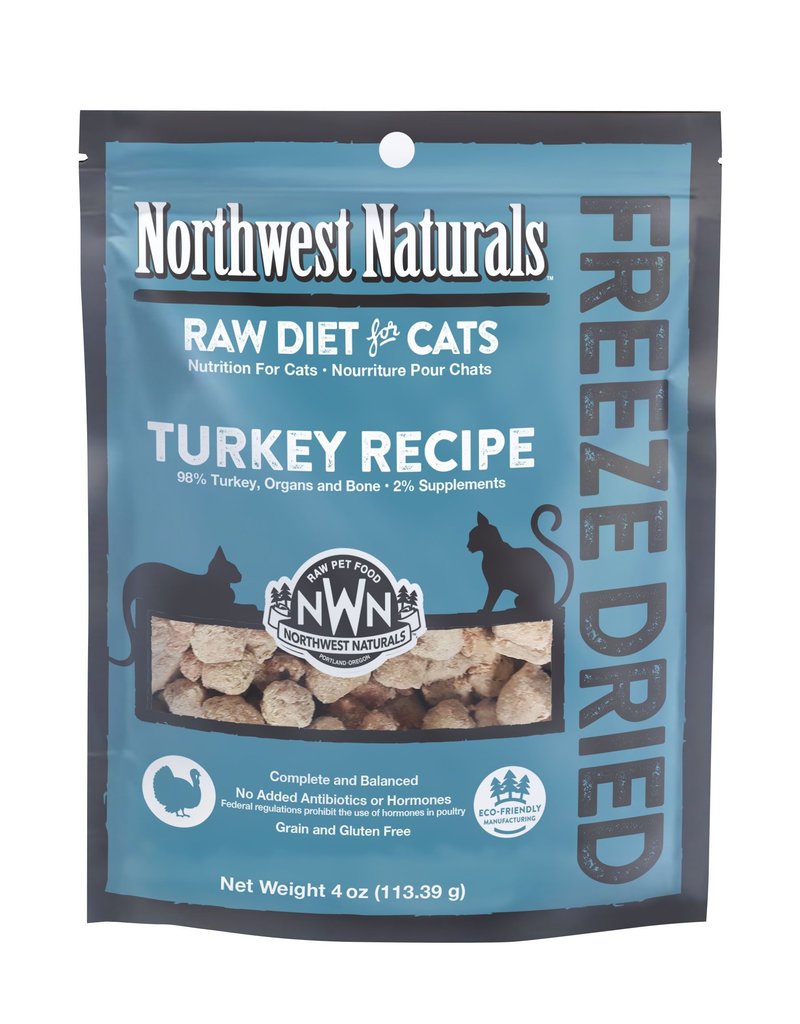 Northwest Naturals CAT Freeze Dried Turkey Recipe 04oz 無穀物凍乾小粒火雞肉貓糧 (藍) (NWFFD04TUR)