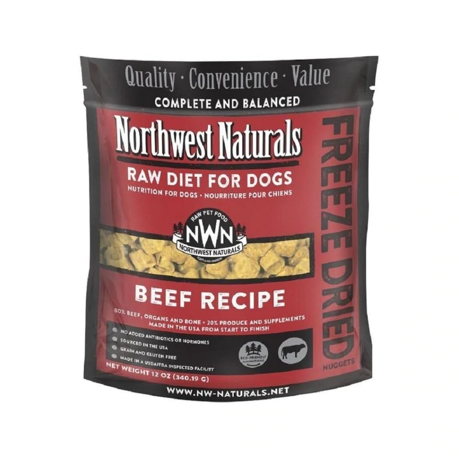 Northwest Naturals DOG Freeze Dried Beef Recipe 12OZ/340g 凍乾牛主食狗糧 12OZ/340g