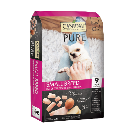 Canidae Dog SMALL BREED REAL CHICKEN, POTATO & WHOLE EGG RECIPE 無穀物小型犬配方 4lb (原價$265) (1863) (訂貨需時3-5天)