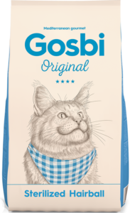 Gosbi Cat (天藍3kg) Sterillzed Hairball 全營養蔬果貓系列 成貓絕育及去毛球護理 3Kg