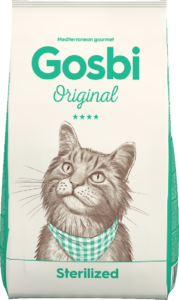 Gosbi Cat (綠3kg) Sterilised 成貓絕育及體重控制貓糧3Kg (Expiry Date: 12/22)