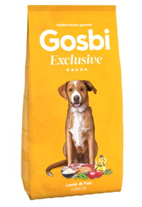 Gosbi DOG Exclusive - 中大型幼犬羊肉+魚肉蔬果配方 (JUN) 12kg (訂貨需時3-5天)