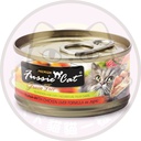 Fussie Cat Premium 80g FB14 tuna with Chicken Liver 黑鑽 吞拿魚, 雞肝