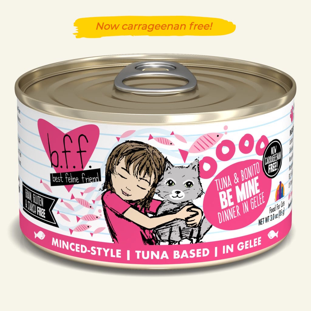 B.f.f. 1080 85G Tuna & Bonito Be Mine Recipe (無卡拉膠) 吞拿魚＋鰹魚 85G (桃)