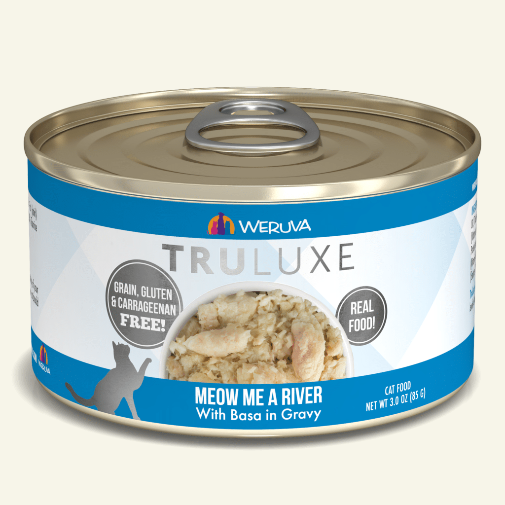 Weruva 1074 Truluxe 85G Meow Me A River 頂級尊貴系列  澳洲河鮮巴沙魚(深藍)