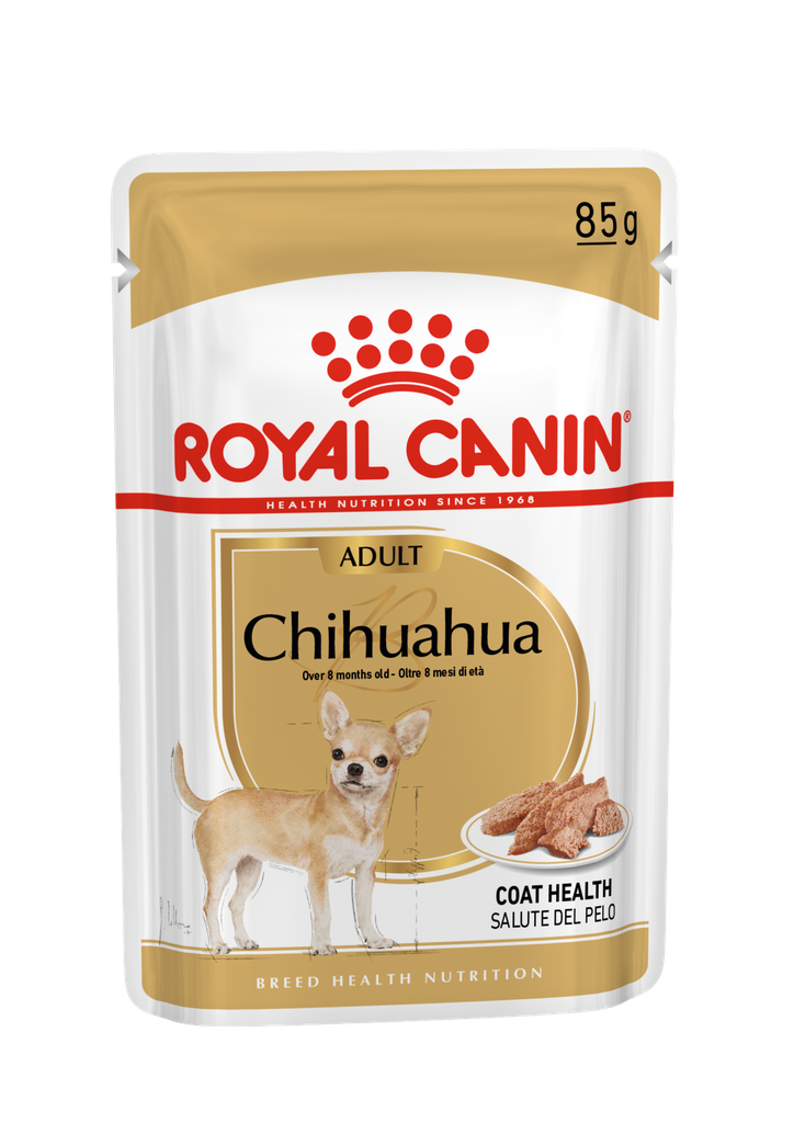 Royal Canin - Breed 純種系列 Chihuahua Adult Dog (Loaf) 85Gx12 芝娃娃成犬專屬主食濕糧 (肉塊) 85克x12 [訂貨需時2-3天](原裝行貨)