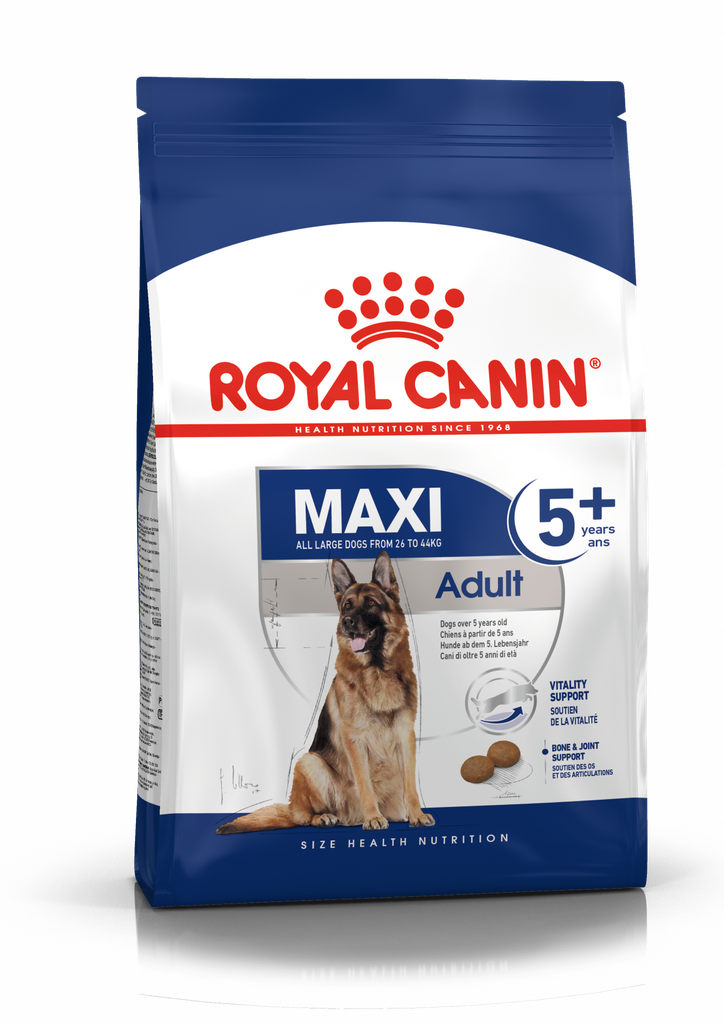 Royal Canin -  Health Nutrition 健康營養系列 Maxi Adult 5+ Dog 15KG 大型成犬5+營養配方15公斤[訂貨需時2-3天](原裝行貨)