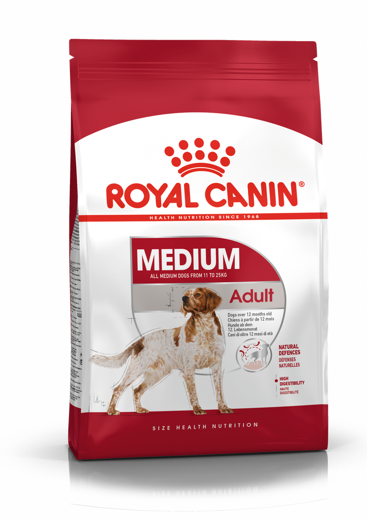 Royal Canin -  Health Nutrition 健康營養系列 Medium Adult Dog 4KG 中型成犬營養配方4公斤[訂貨需時2-3天](原裝行貨)