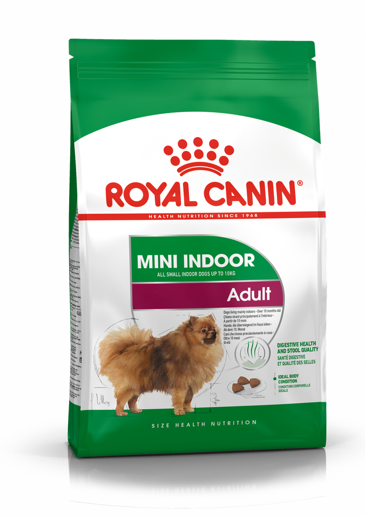 Royal Canin -  Health Nutrition 健康營養系列 Mini Indoor Adult Dog 1.5KG 室內小型成犬營養配方1.5公斤[訂貨需時2-3天](原裝行貨)