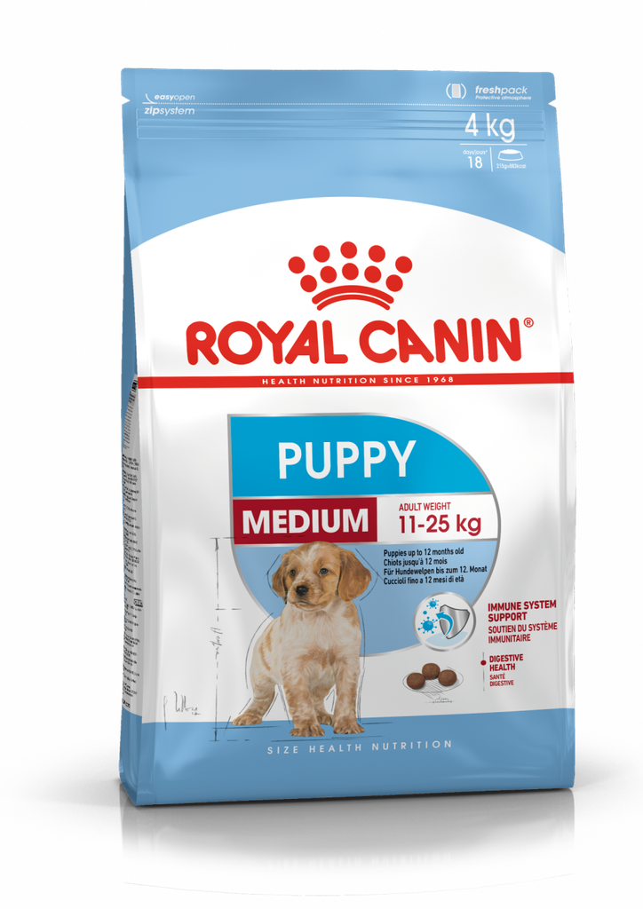 Royal Canin -  Health Nutrition 健康營養系列 Medium Puppy 15KG 中型幼犬營養配方15公斤[訂貨需時2-3天](原裝行貨)