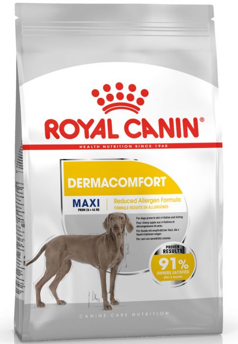 Royal Canin -  Care Nutrition 加護系列 Maxi Dermacomfort Adult Dog 12KG 大型犬皮膚舒緩加護配方12公斤[訂貨需時2-3天](原裝行貨)