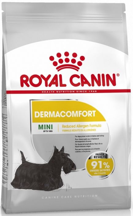 Royal Canin - Care Nutrition 加護系列 Mini Dermacomfort Adult Dog 3KG 小型犬皮膚舒緩加護配方3公斤[訂貨需時2-3天](原裝行貨)