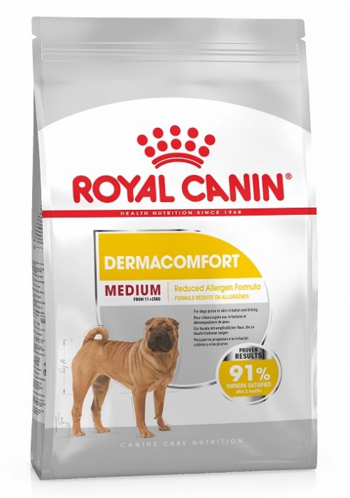 Royal Canin - Care Nutrition 加護系列 Medium Dermacomfort Adult Dog 12KG 中型犬皮膚舒緩加護配方12公斤[訂貨需時2-3天](原裝行貨)