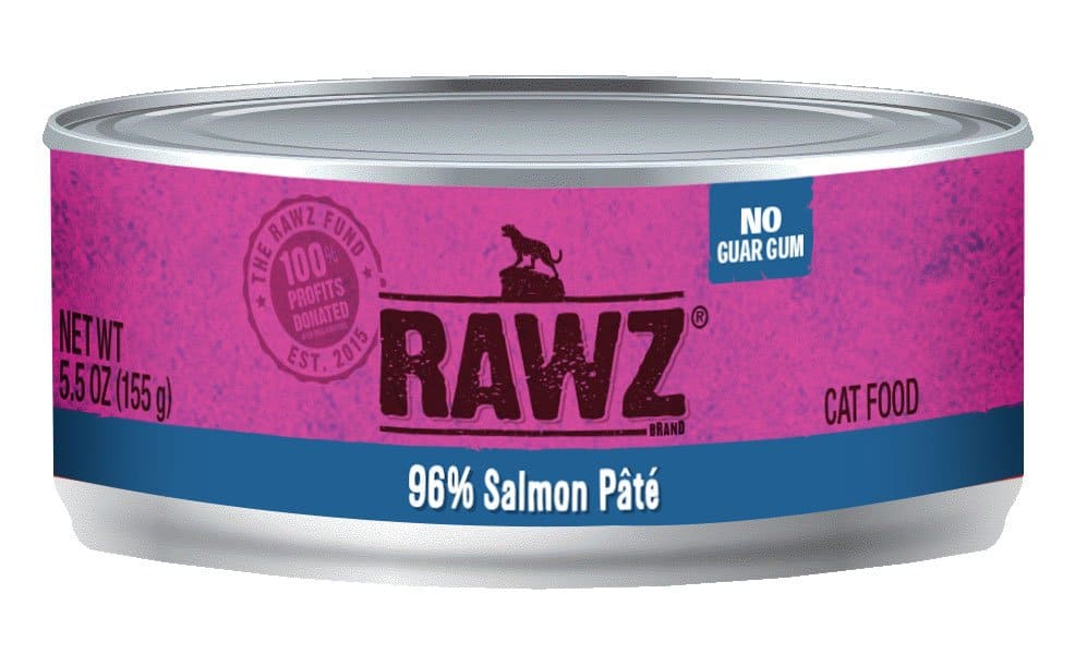 RAWZ 96% Salmon 三文魚 Pate Cat Food 全貓罐 155g