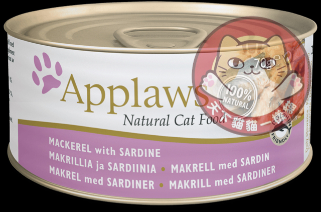 Applaws Cat 156g (2015) Mackerel with Sardine 鯖魚沙甸魚 