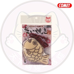 [(玩具)_T_Comet 鯛魚燒玩具(有包裝)] [斷貨中, 未有返貨日期, 可訂貨等貨到]Comet - 日本製 木天蓼潔牙玩具(鯛魚燒) ZZ