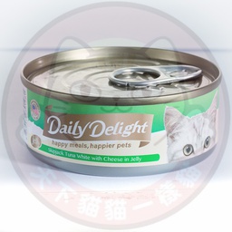 [C.A02]_cDD52] Daily Delight Jelly DD52 Skipjack Tuna White with Cheese 80g 無穀物低鎂白鰹吞拿魚+芝士 DD52