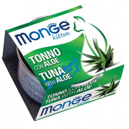 [C02]_CMge080_06] MONGE FRUITS 鮮果罐 Tuna Flakes with Aloe – Kitten 吞拿魚蘆薈幼貓 (Kitten) 80g	