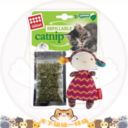 [(玩具) _TGigwi_7056] Gigwi 貓玩具 7056 Refillable Catnip 小羊貓草袋