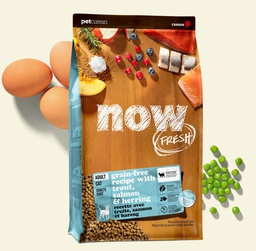 [B03] bNOW_008_Adult Fish 薄荷藍] (新包裝) NOW FRESH ((8lb 藍)) Grain Free Adult Cat Fish 無穀物 成貓糧 鱒魚+三文魚+希靈魚 (2306308)